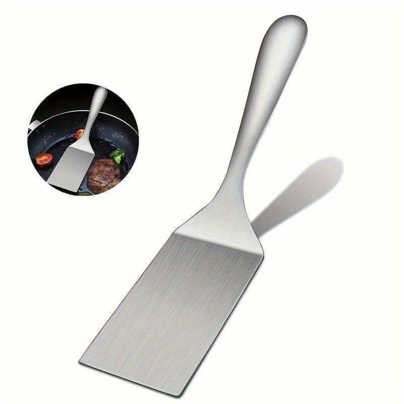 Okonomiyaki Spatula - Kleiner Edelstahlspatel, Grillwenderspatel, Grillwender, kleine Bratschaufel