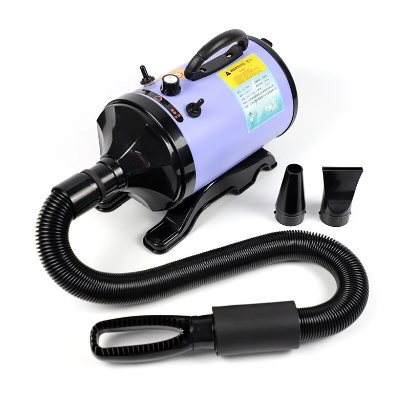 Hot Dog Press - 2800W Hochleistungs-Hundehaartrockner Katzenpflege-Wasserbläser Motorisierter Warmluft-Föhn Einstellbarer