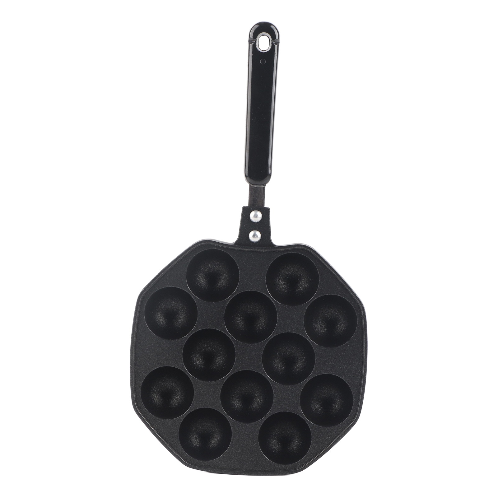 Takoyaki Grill Plate - 12-fach Aluminium Antihaft-Takoyaki-Grillpfanne für Oktopus-Bällchen und