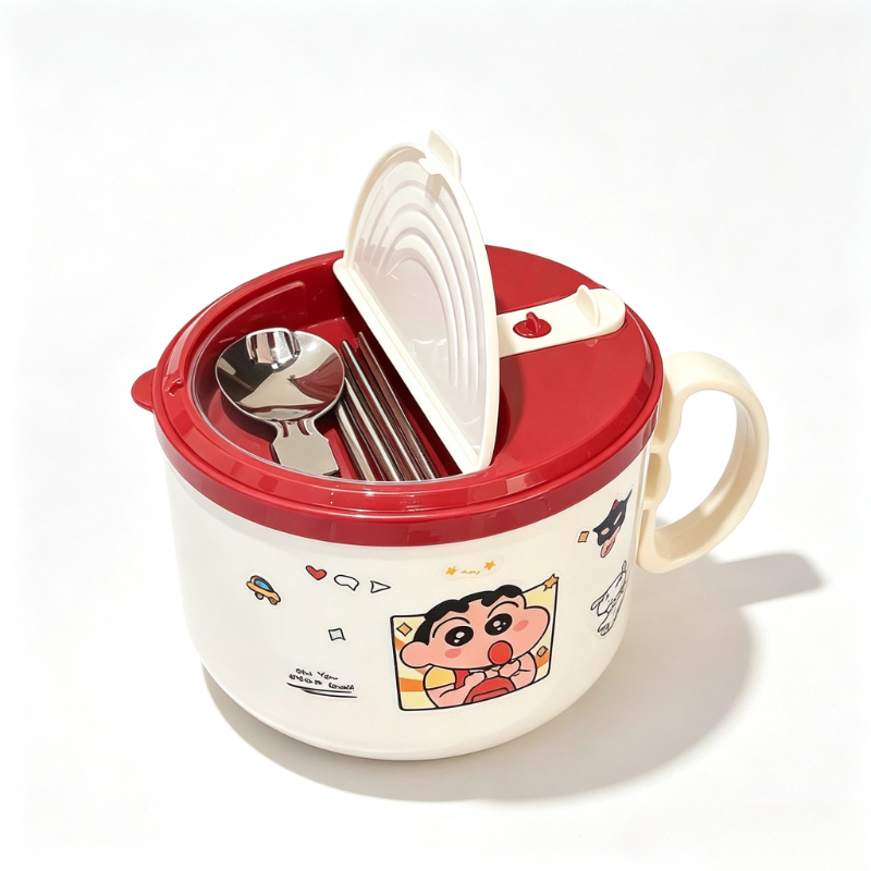 Dim Sum Basket - Crayon Shin-chan Cartoon Instant-Nudelschale Kawaii Tragbare