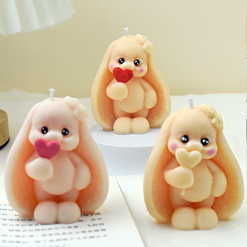 Bunny Cake Mold - 3D Langohren Kaninchen Silikon Formen DIY