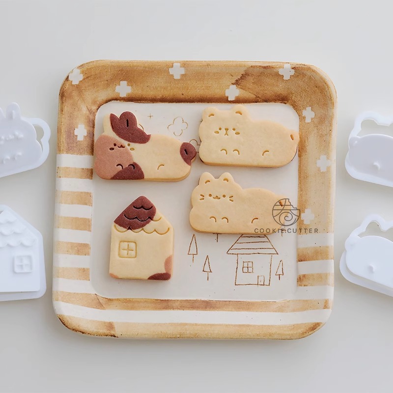 Bunny Cake Mold - Cartoon Tiere Cookie Cutter Tier Nette