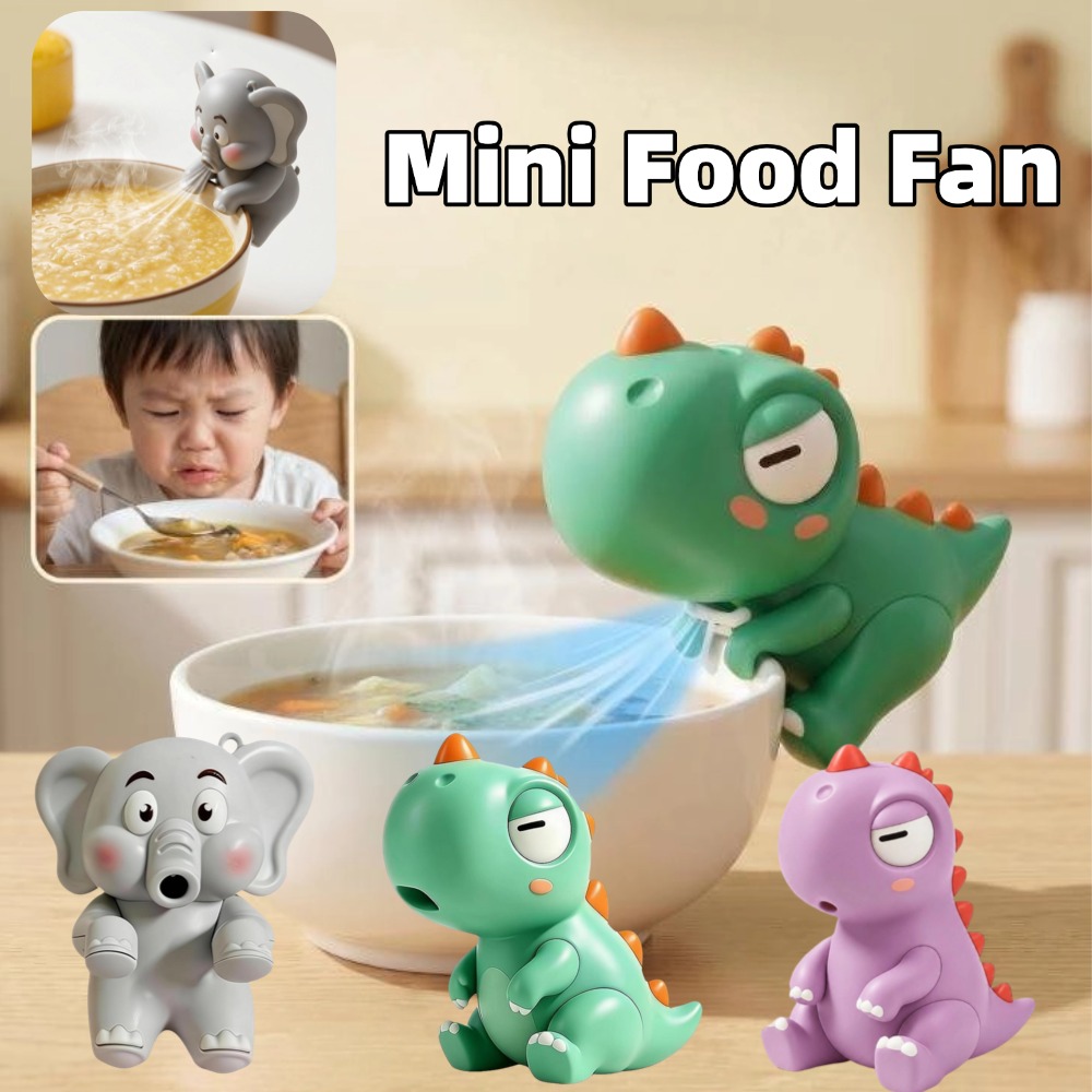 Dim Sum Basket - Niedlicher Dinosaurier- & Elefantenförmiger Lebensmittel-Kühlventilator für