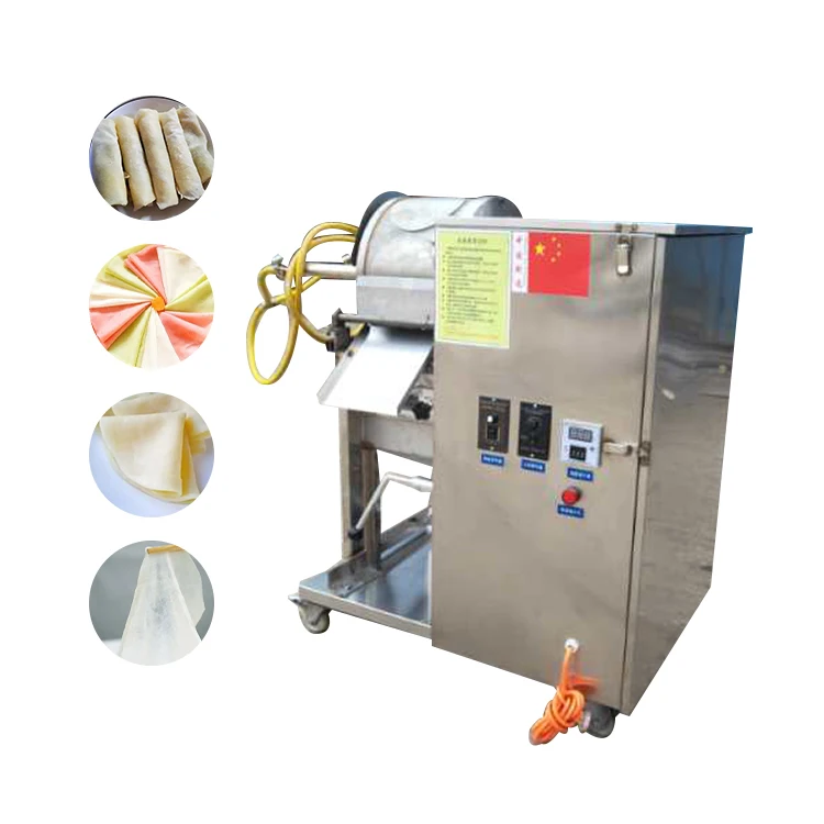 Spring Roll Wrapper - Automatische Frühlingsrollen-Teigmaschine Frühlingsrollen-Herstellungsmaschine im Angebot
