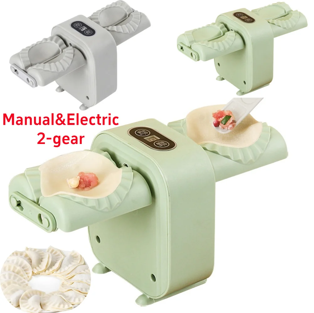 Dumpling Press Set - Automatischer elektrischer Teigtaschenbereiter: Einfache und schnelle