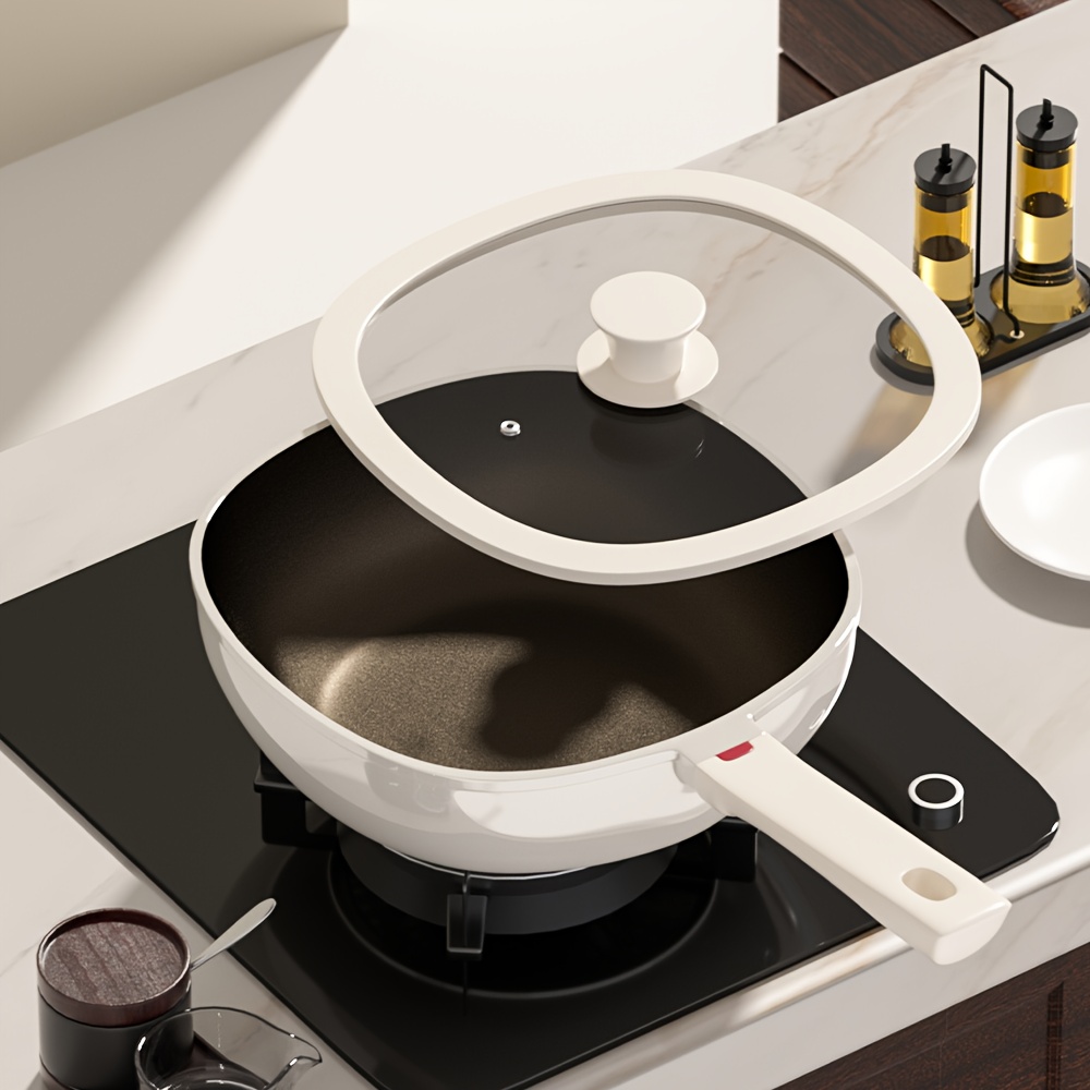 Egg Waffle Pan - Neues Dream Titanium Keramik-Wok- und Bratpfannen-Set