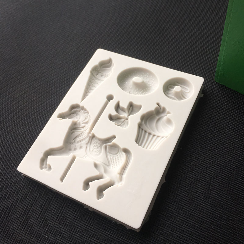 Donut Mold Silicone - Trojanisches Pferd Eis Donut Silikonform Süßigkeiten