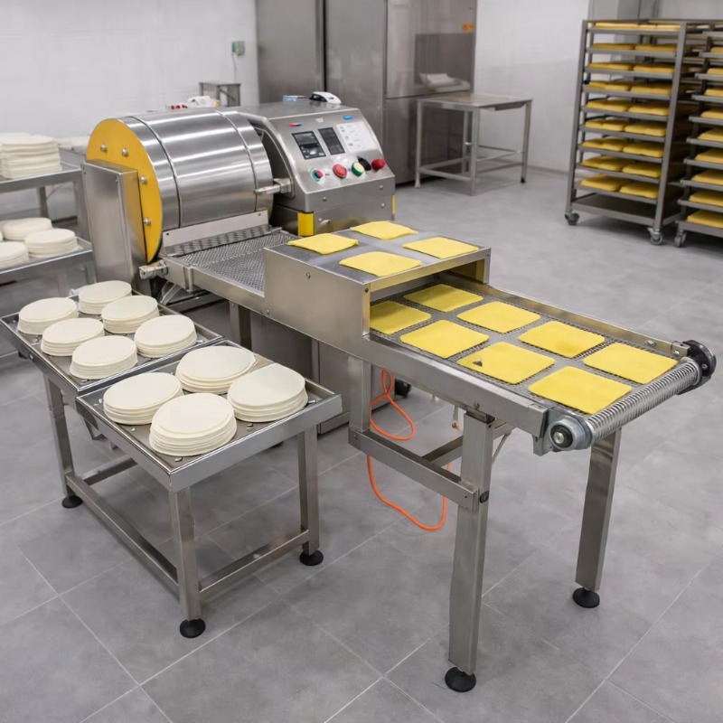 Spring Roll Wrapper - Teigblatt-Reisrollen-Herstellungsmaschine Frühlingsrollen-Wrapper-Produktionsmaschine