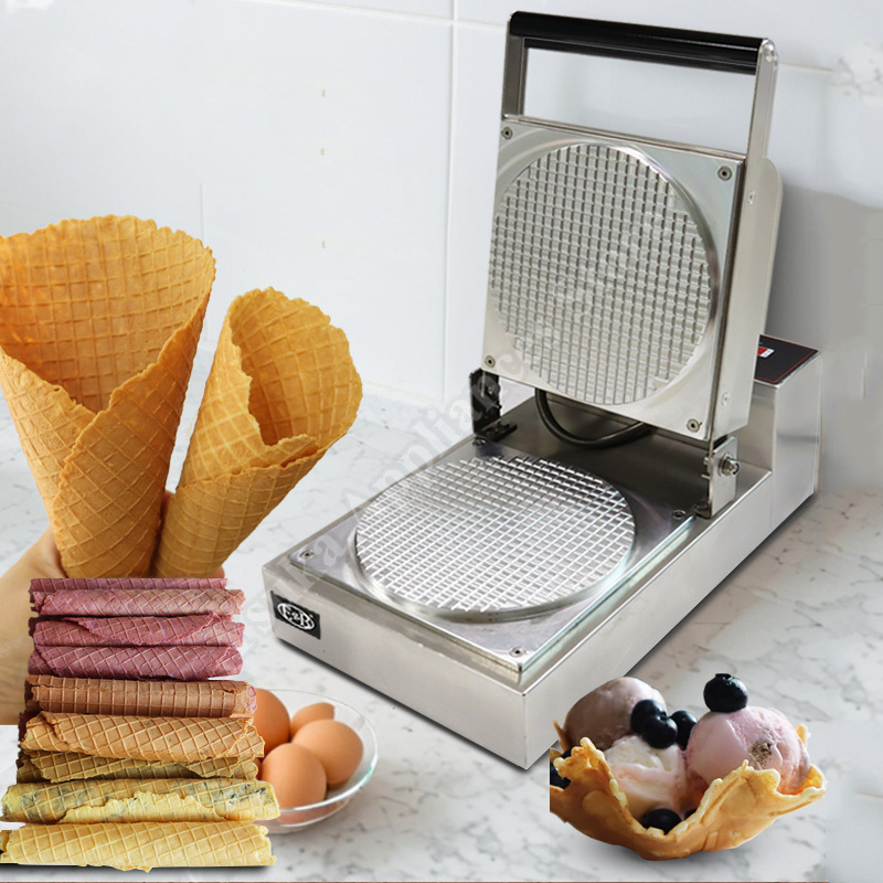 Waffle Cone Maker - Elektrische Rollmaschine für knusprige Waffeln, kommerzieller