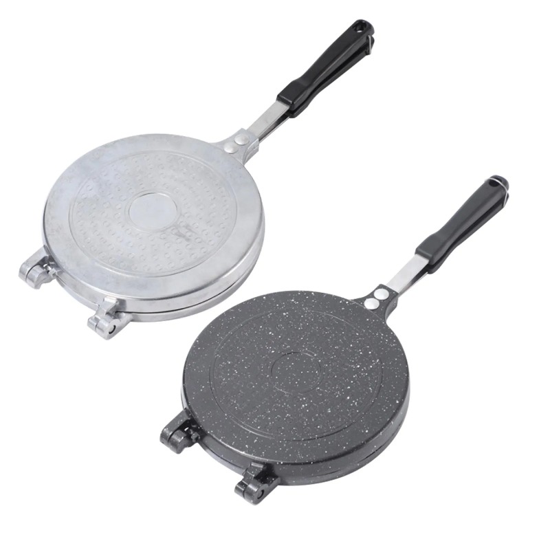 Mini Pancake Griddle - Doppelseitige Bratpfanne aus Aluminiumlegierung, antihaftbeschichtet, Pfannkuchenpfanne,
