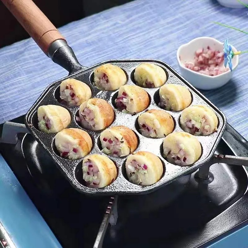 Backen Takoyaki Pfanne 14 Löch – Takoyaki Grill Plate Bewertung und Preis