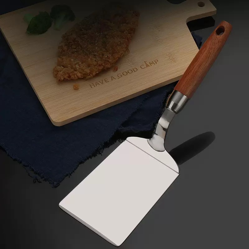 Edelstahl-Bratenspatel für den – Okonomiyaki Spatula Bewertung und Preis