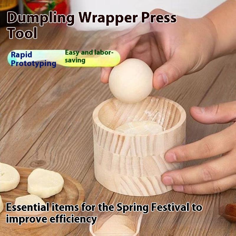 1 Set Knödelmaschine aus Holz  – Dumpling Press Set Bewertung und Preis