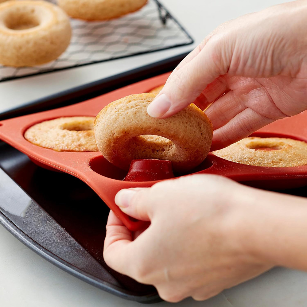 Donut-Backform aus Silikon, ei – Donut Mold Silicone Bewertung und Preis