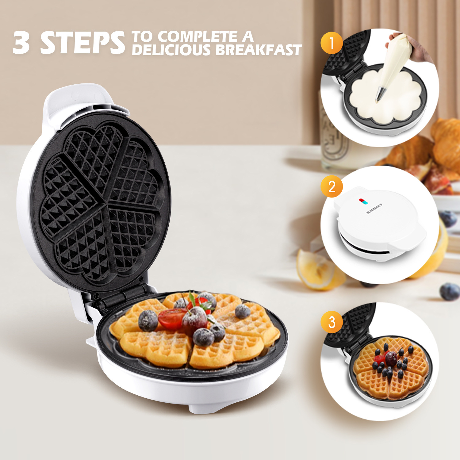 Frühstück Waffel Formen Ei Kuc – Egg Waffle Pan Bewertung und Preis