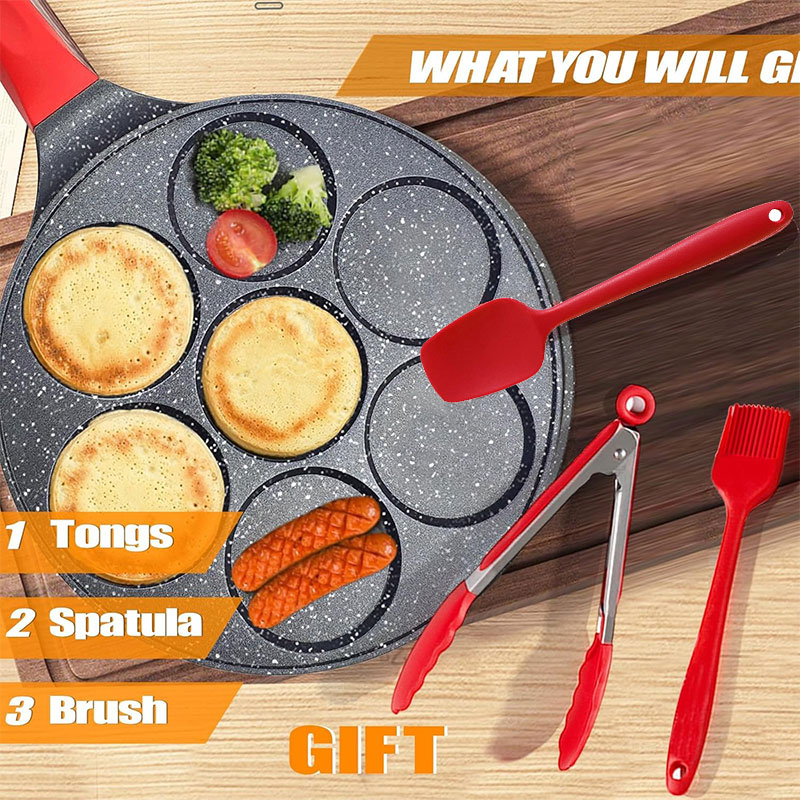 7 Tassen Omelette Mini Pfannku – Mini Pancake Griddle Bewertung und Preis