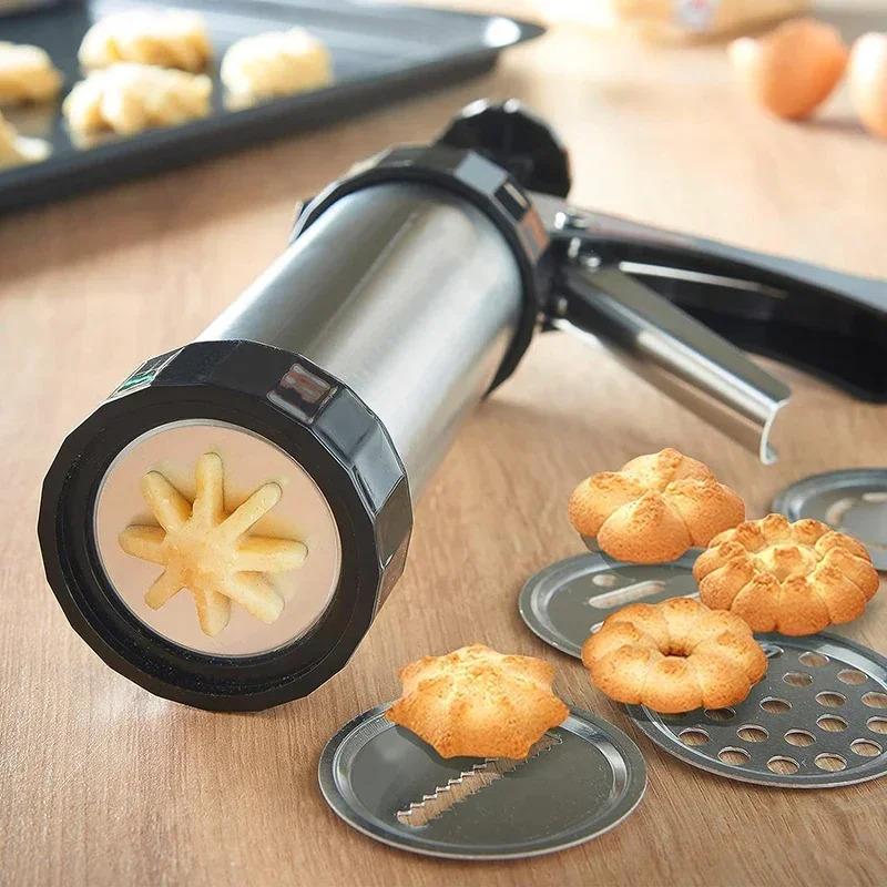 Kekspresse-Set aus Edelstahl,  – Churros Maker Gun Bewertung und Preis