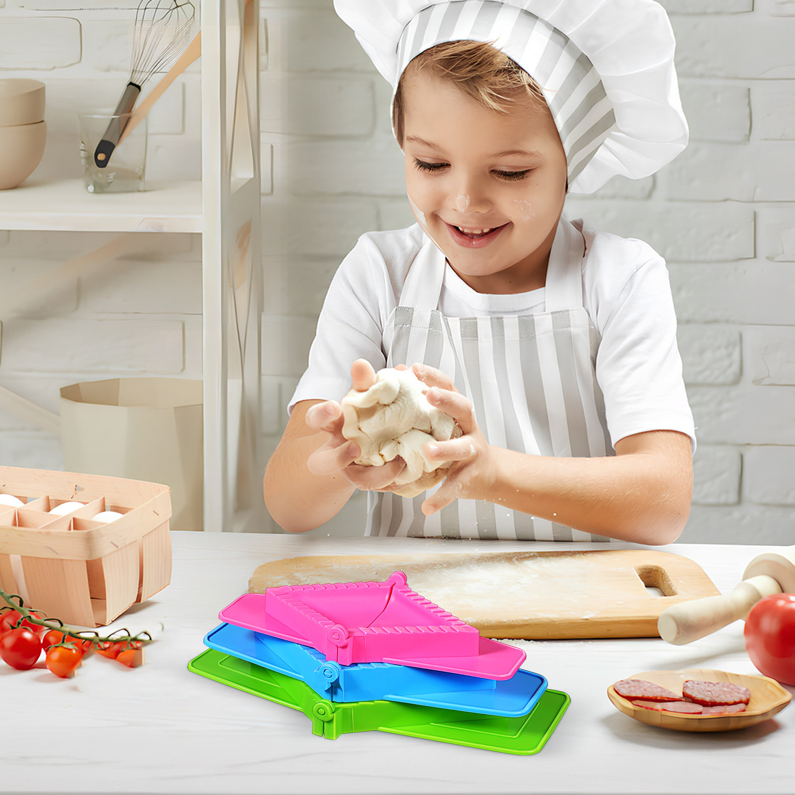 3-teiliges Teigtaschen-Formen- – Dumpling Press Set Bewertung und Preis