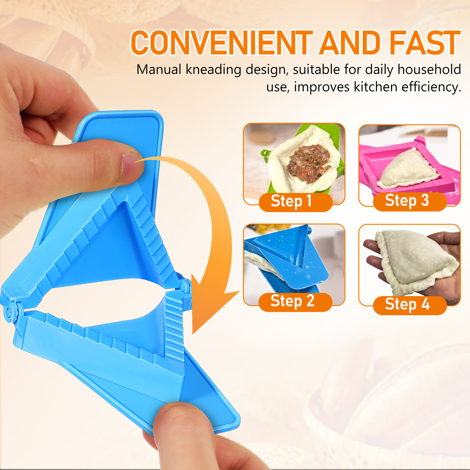 3-teiliges Teigtaschen-Formen- – Dumpling Press Set Bewertung und Preis