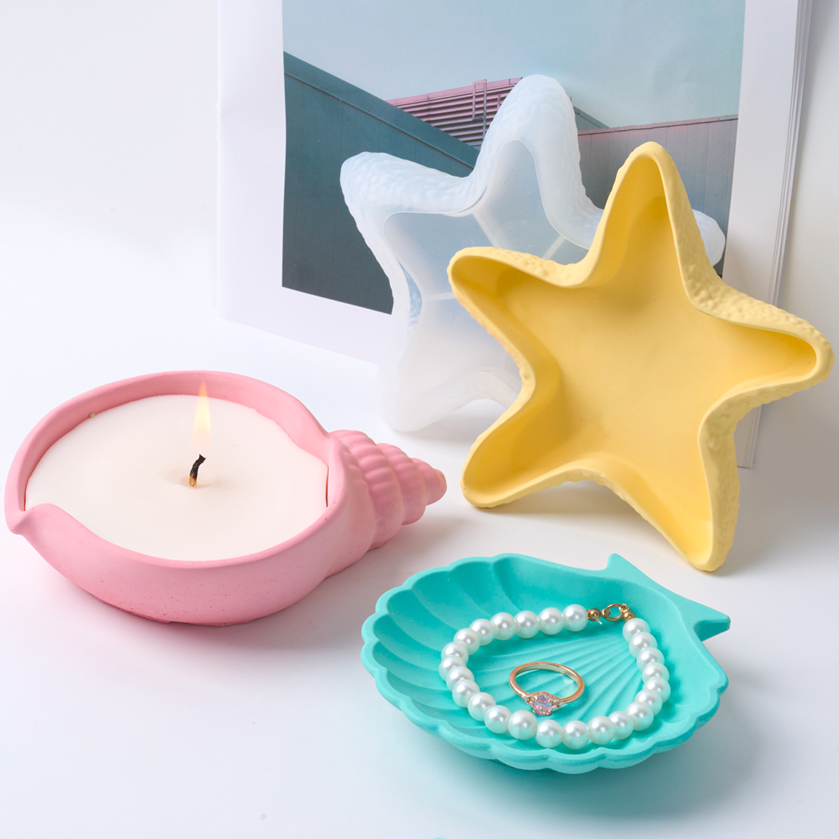 DIY Beton Seestern Starten Tab – Potsticker Mold Bewertung und Preis