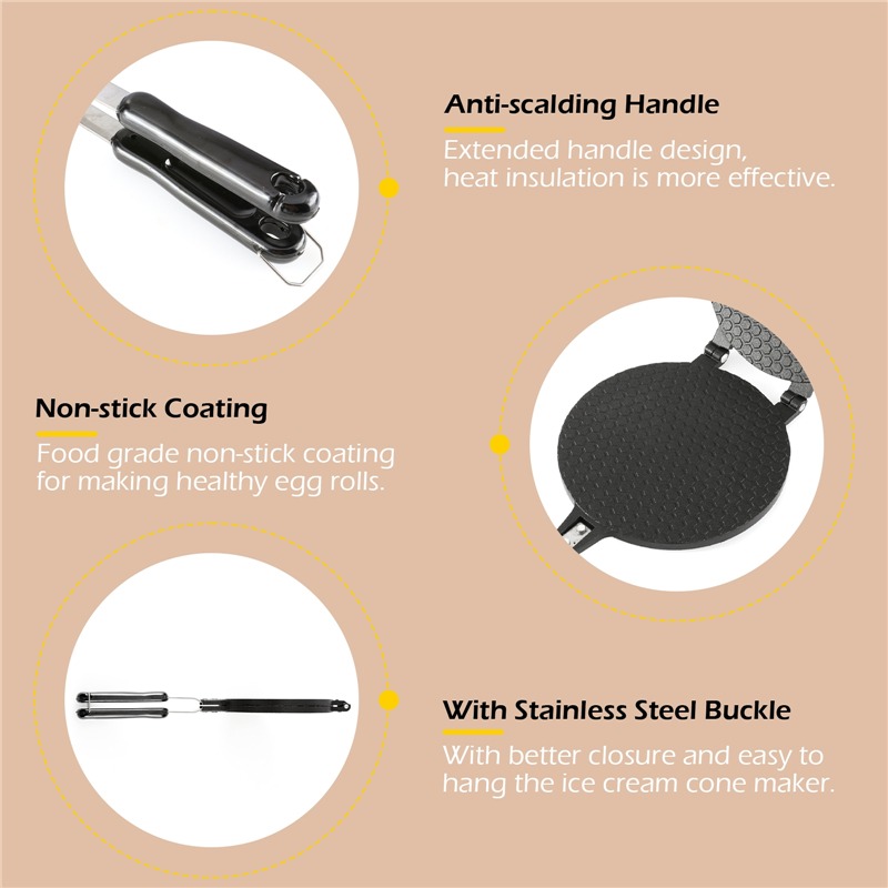 22 cm Antihaft-Eierbrötchen Wa – Egg Waffle Pan Bewertung und Preis