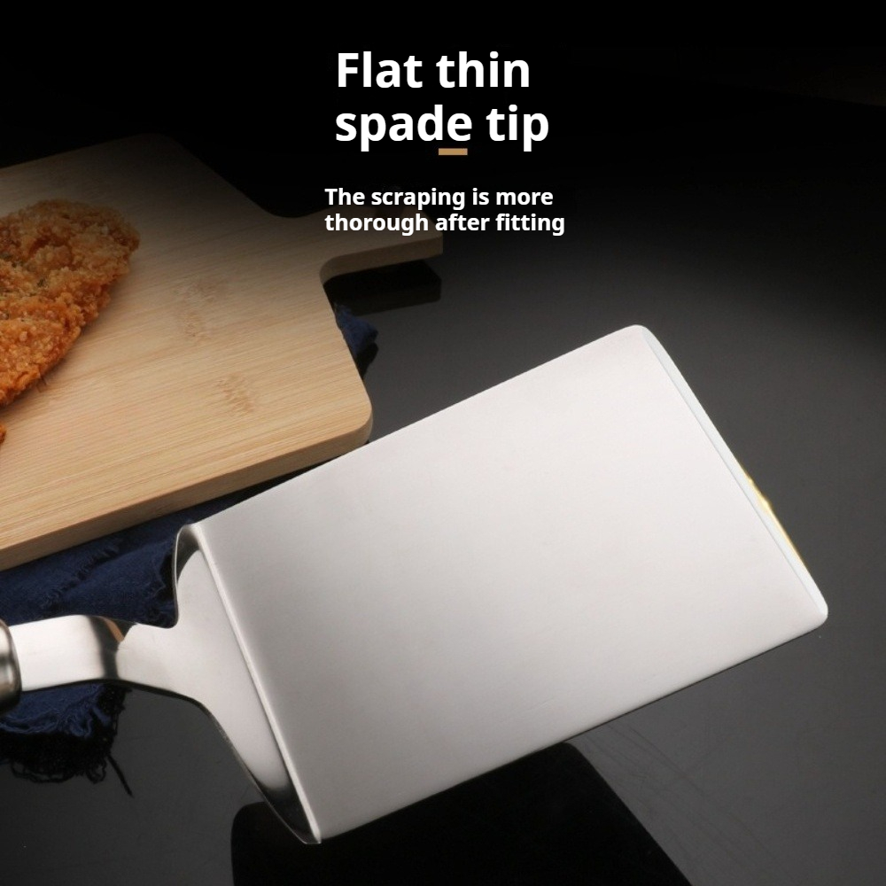 Edelstahlspatel mit Holzgriff, – Okonomiyaki Spatula Bewertung und Preis
