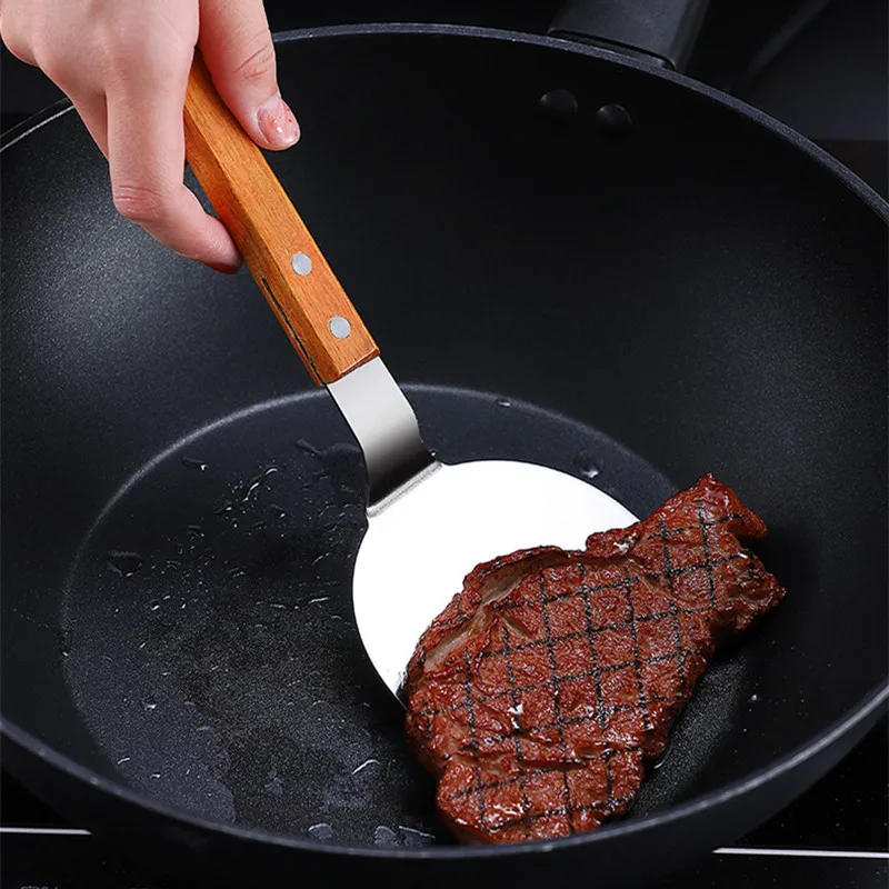 Edelstahl-Teppanyaki-Schaufel  – Okonomiyaki Spatula Bewertung und Preis
