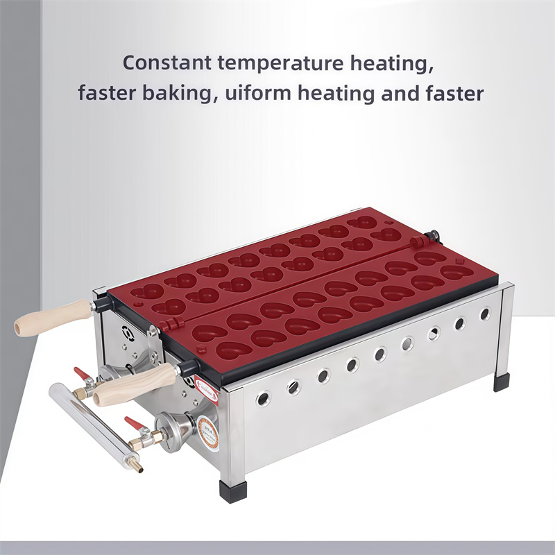 Mini-Gas-Herzform-Waffeleisen, – Mini Pancake Griddle Bewertung und Preis