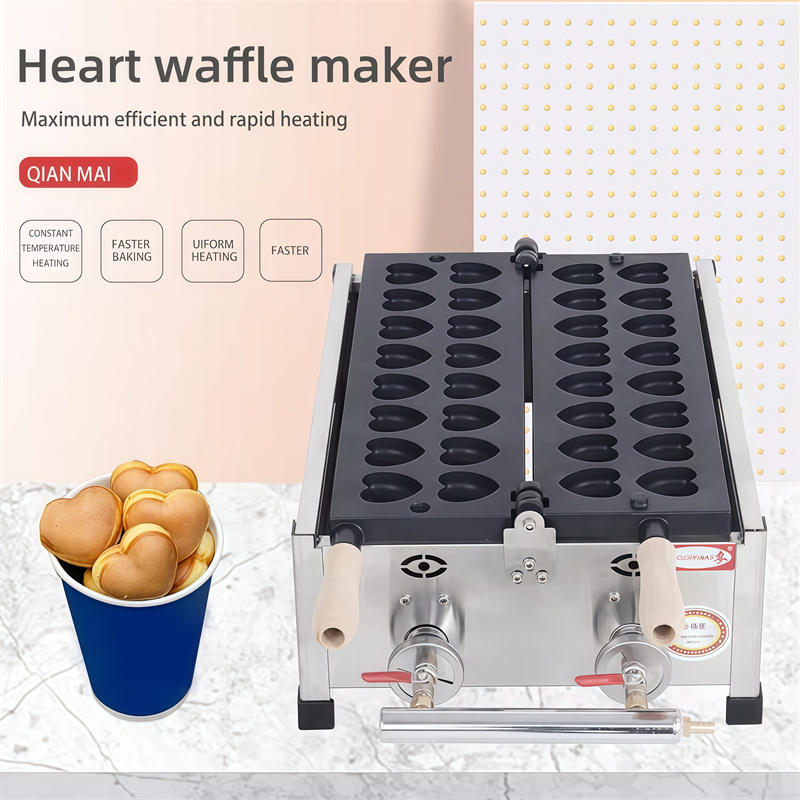 Mini-Gas-Herzform-Waffeleisen, – Mini Pancake Griddle Bewertung und Preis