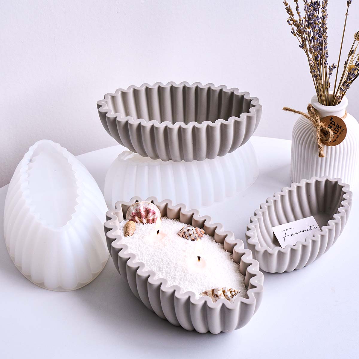 S/M/L Ovale Gestreifte Aufbewa – Potsticker Mold Bewertung und Preis
