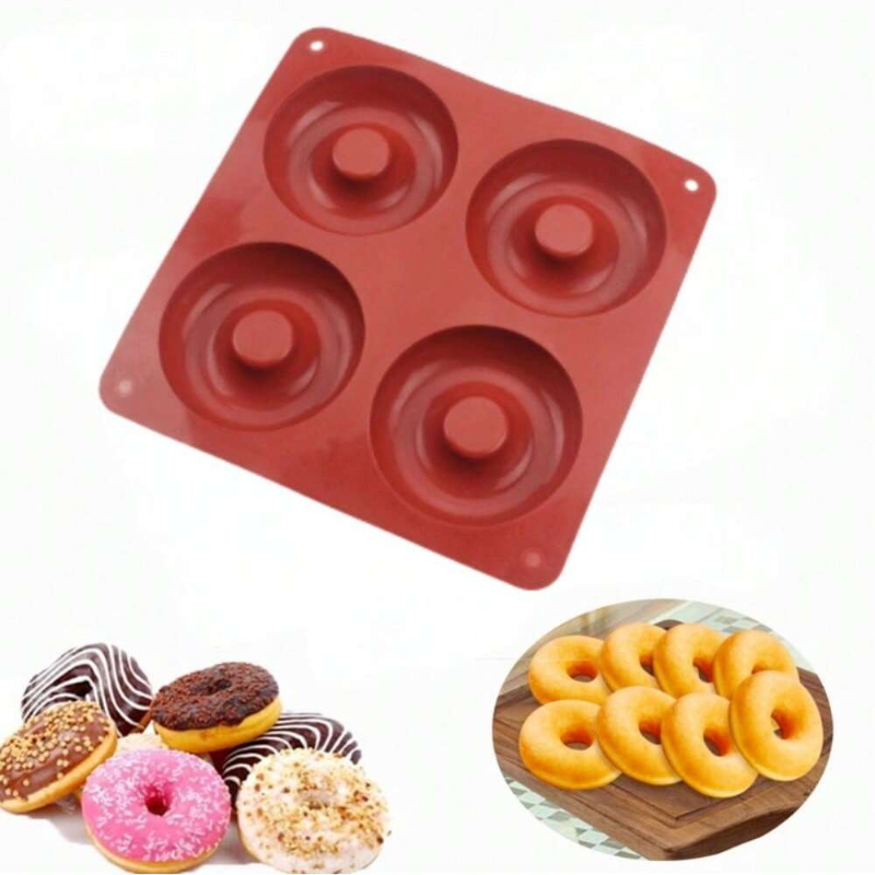 1 STÜCK 4 Löcher Donut Silikon – Donut Mold Silicone Bewertung und Preis