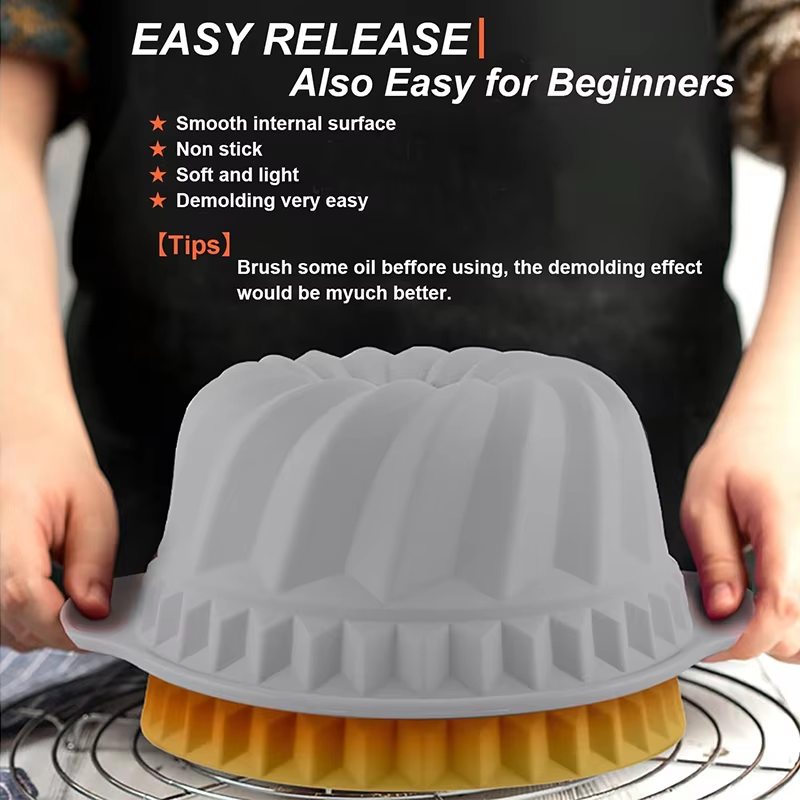 Geriffelte Kuchenformen aus Si – Donut Mold Silicone Bewertung und Preis